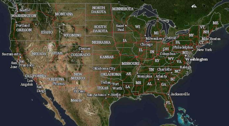 USGS ImageryTopo Base Map
