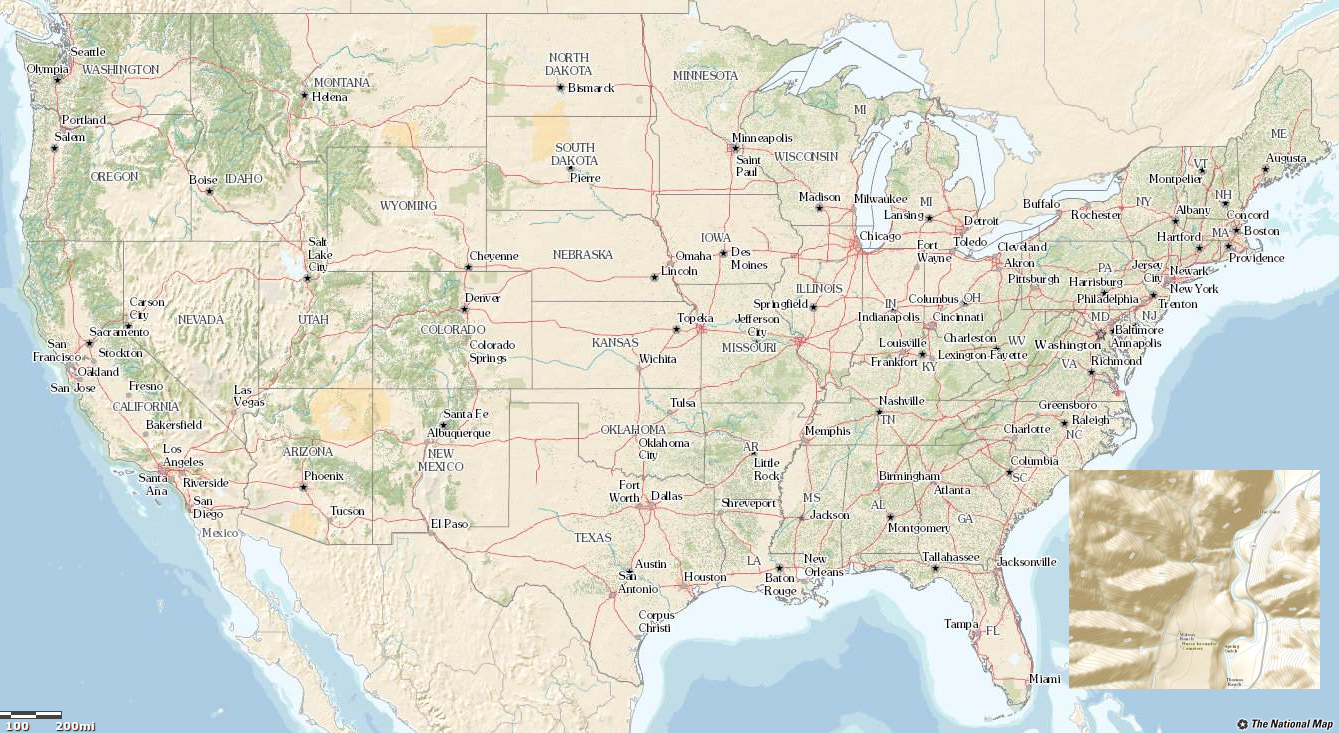 USGS Topo Base Map