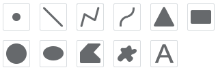 Draw symbol types